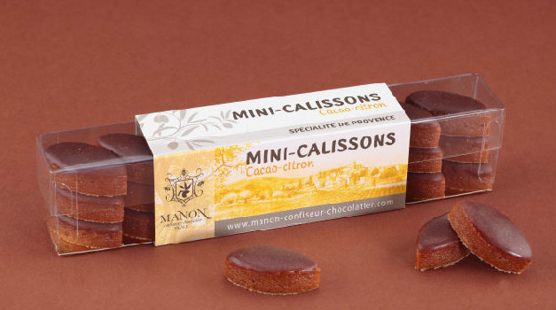 Réglette mini-calisson cacao-citron